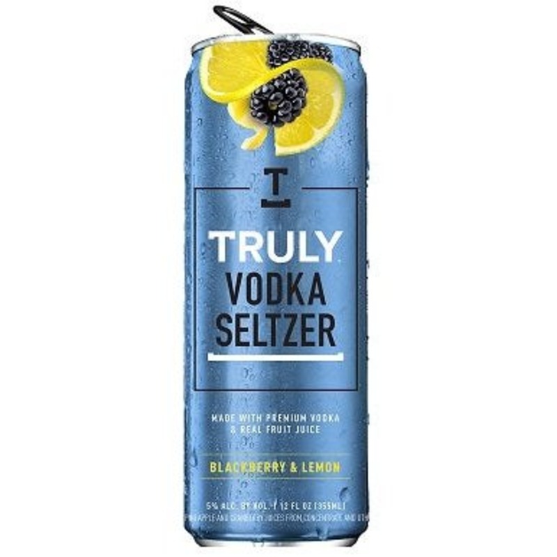 TRULY Vodka Hard Seltzer Blackberry & Lemon 4 Pack 355ml
