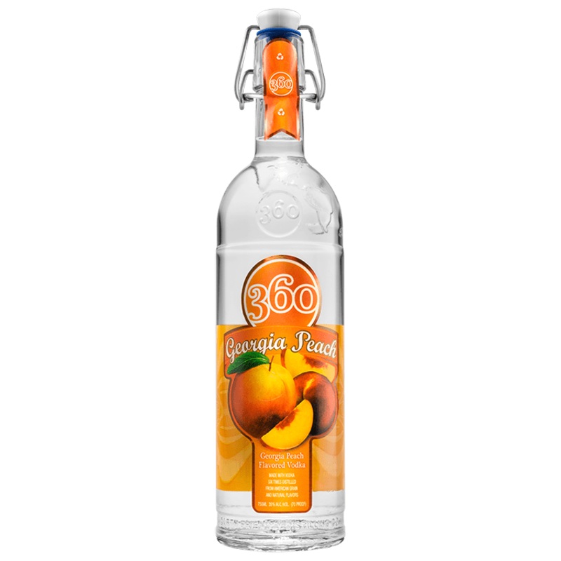 360 Georgia Peach Vodka, 750mL