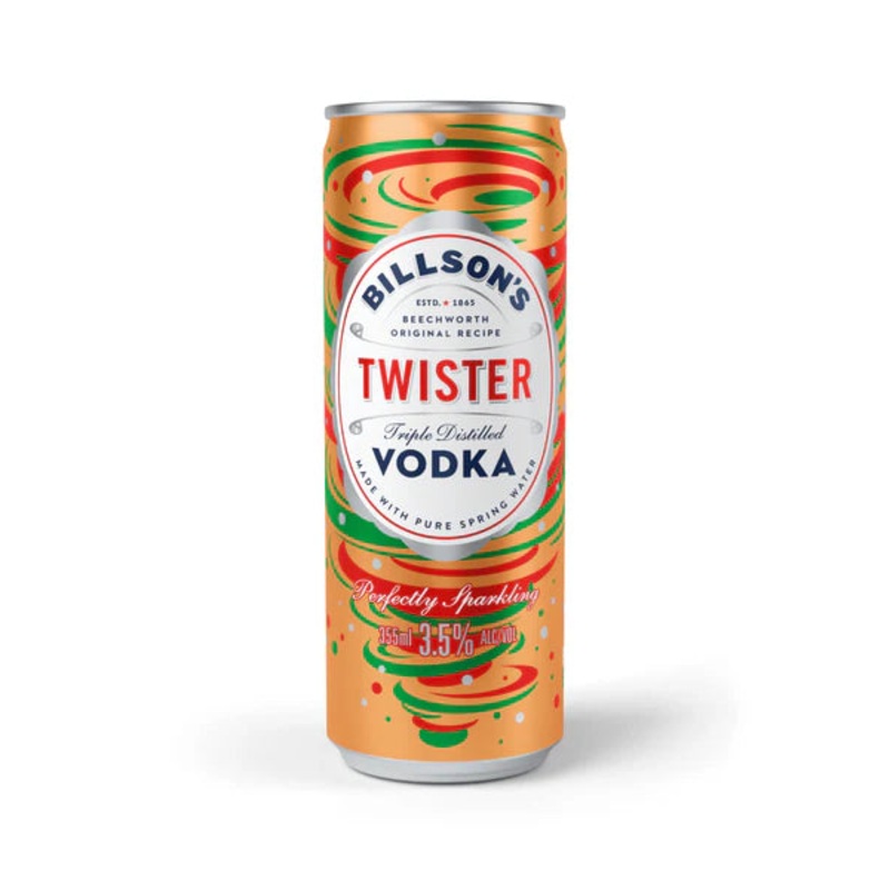 Billson’s Twister Vodka 4Pk