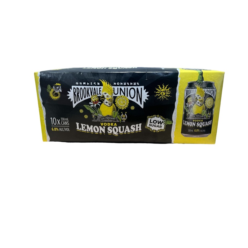 Brookvale Union Vodka Lemon Squash Cans 10PK