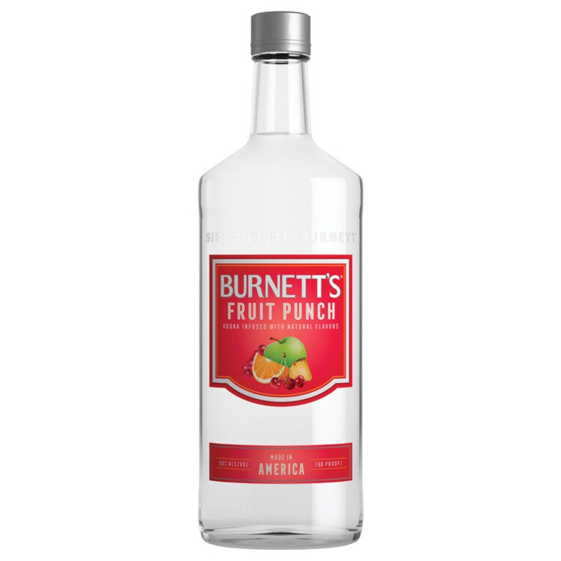 BURNETT’S FRUIT PUNCH FLAVORED VODKA 60 750ML