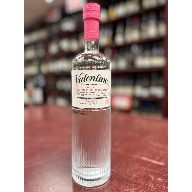 Valentine Distilling ‘Berry Blossom’ Handcrafted Vodka, Michigan, USA (750ml)