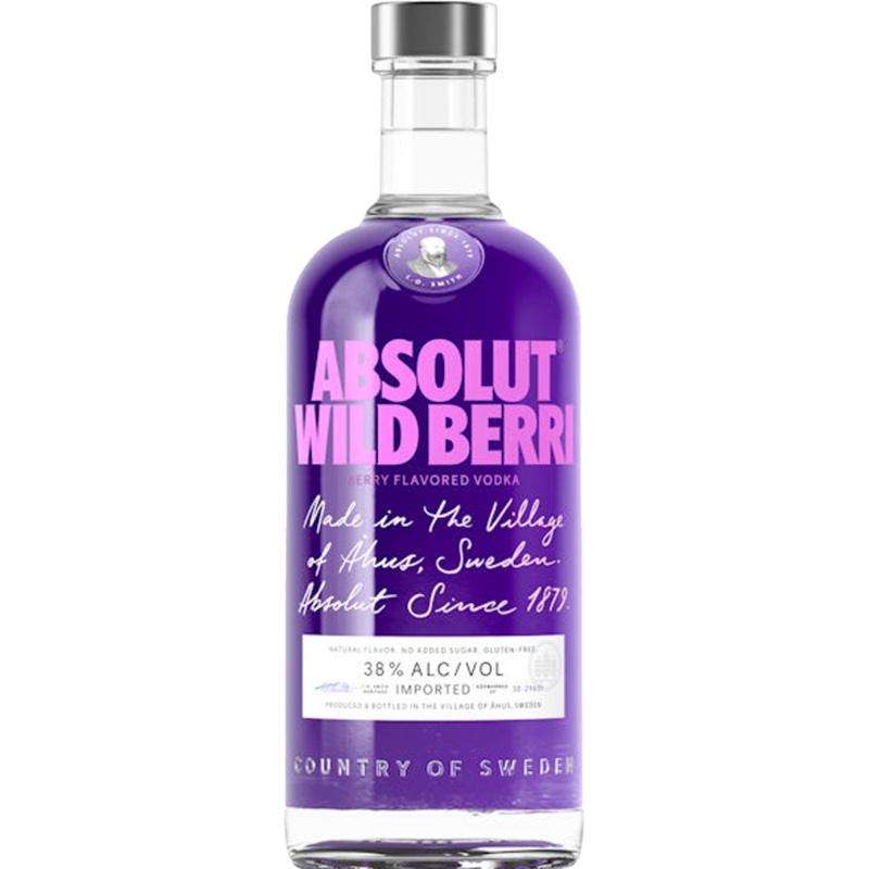Absolut Wild Berri Flavored Vodka (50mL)
