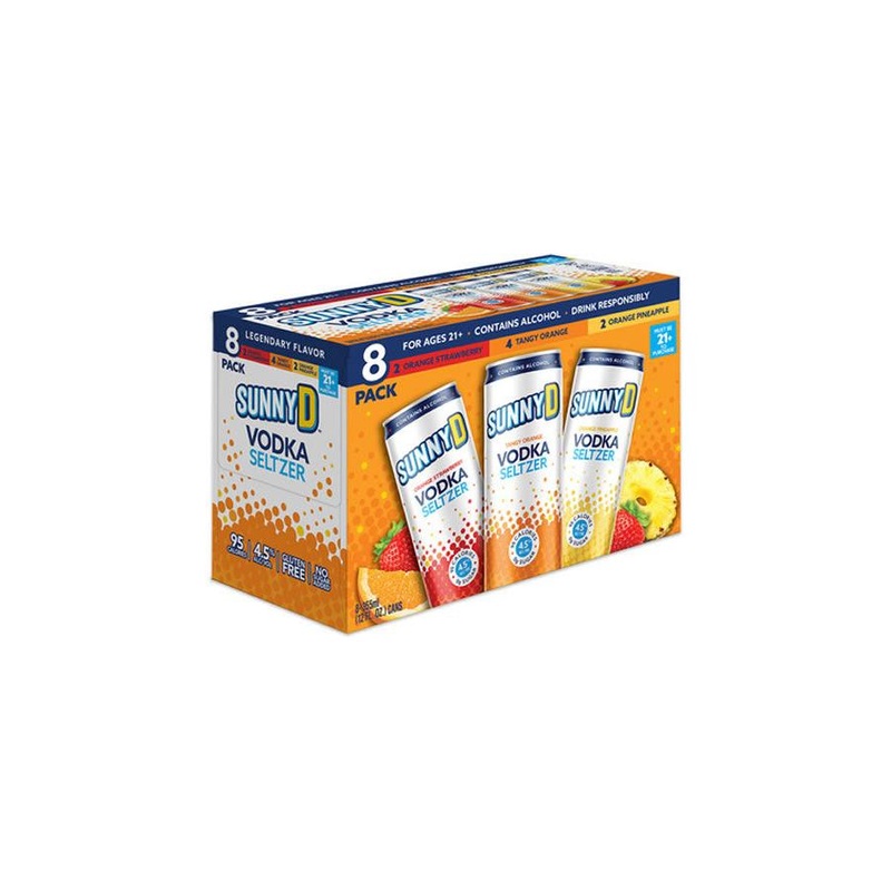 SunnyD Vodka Seltzer Variety 8Pk