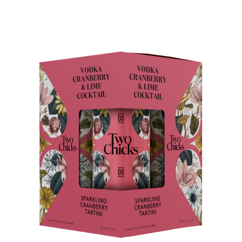 TWO CHICKS VODKA CRANBERRY & LIME