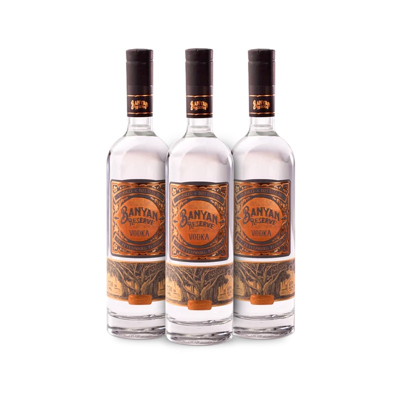 Banyan Reserve Vodka (3) Bottle Bundle