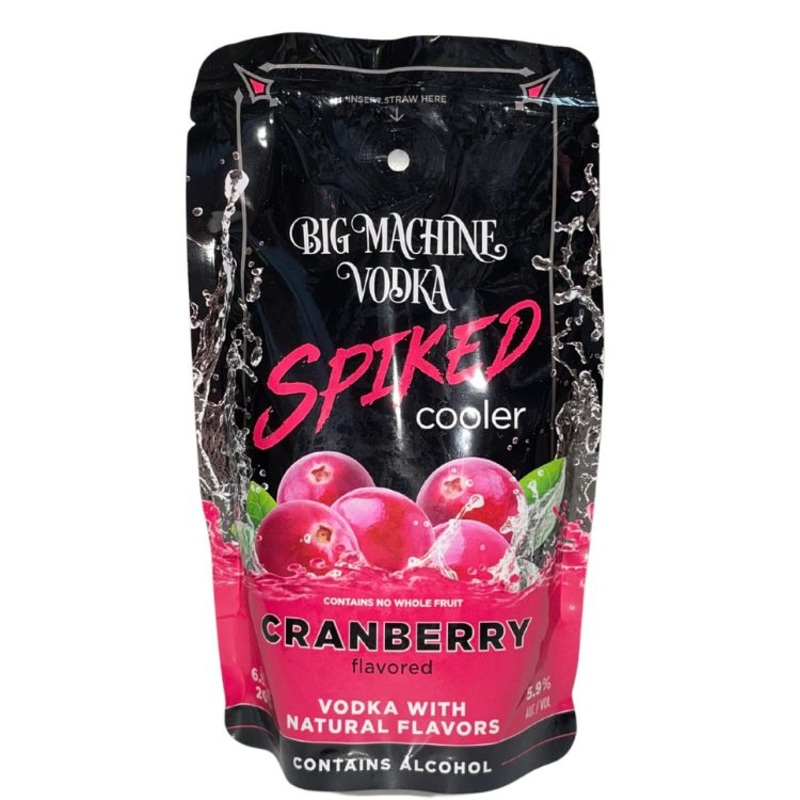 Big Machine Spiked Cooler Cranberry – 200ml