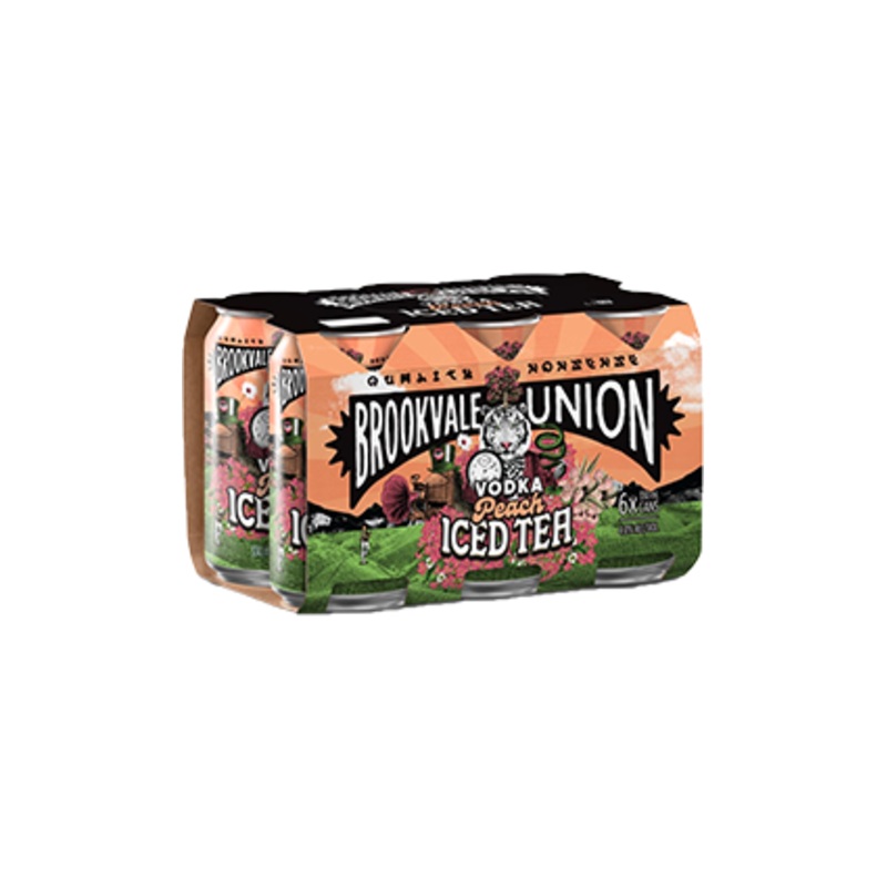 Brookvale Union Vodka Peach Iced Tea 330ml 6pk