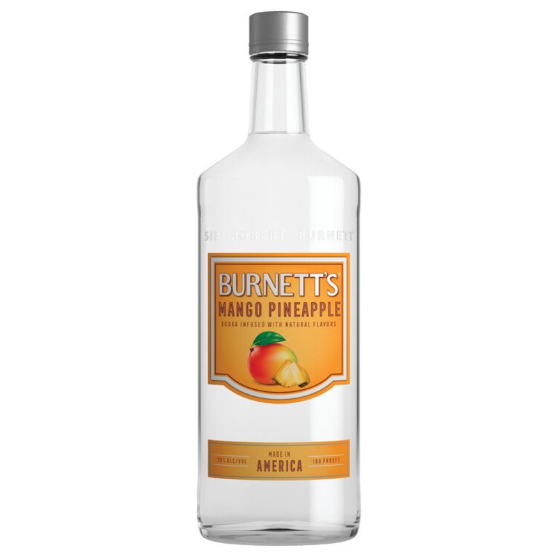 BURNETT’S MANGO PINEAPPLE FLAVORED VODKA 60 750ML