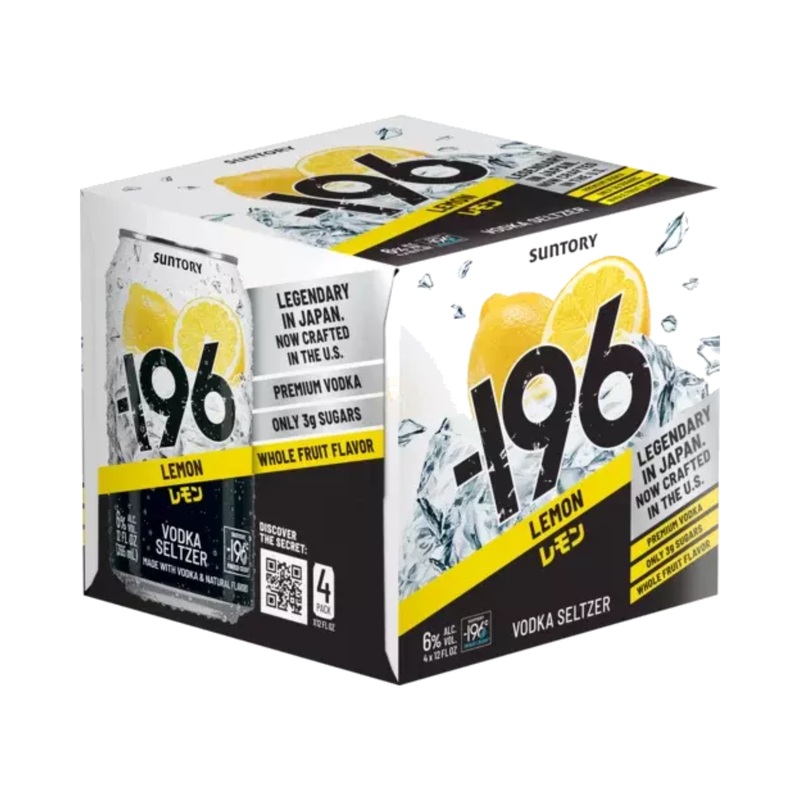 Suntory -196 Lemon Vodka Seltzer