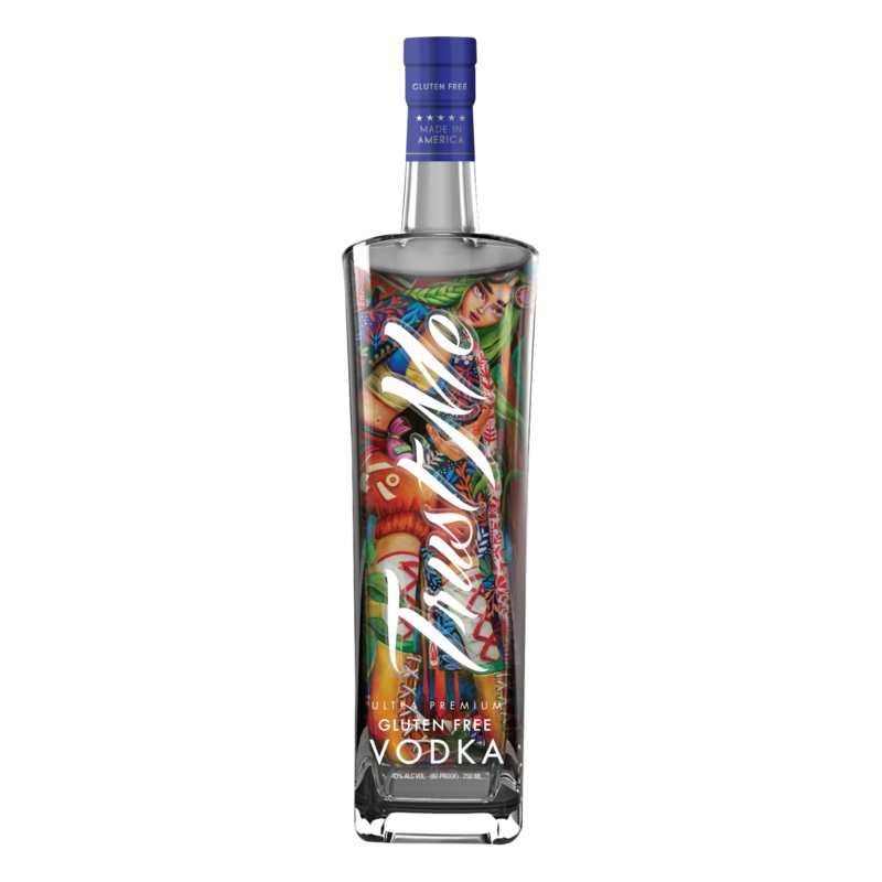 Trust Me Vodka Gluten Free – Artist Series Isabella Addison 750ml