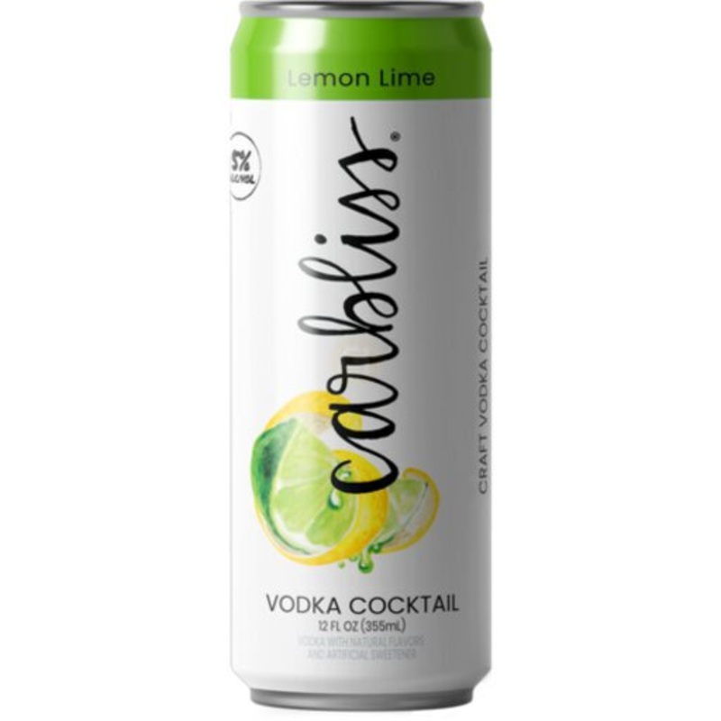 (24pk cans) Carbliss Lemon – Lime Vodka Cocktails, USA (12oz)