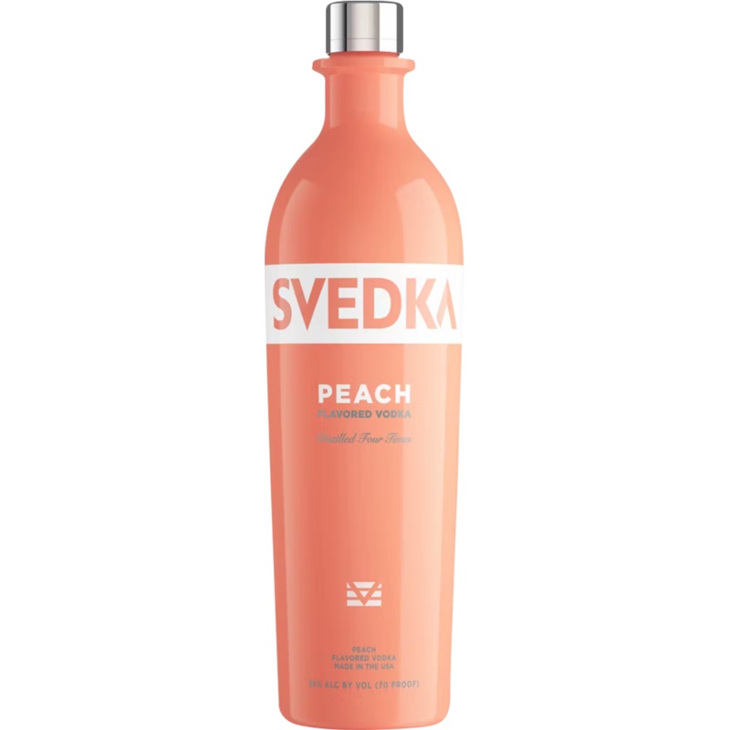 Svedka Peach Flavored Vodka (1L)