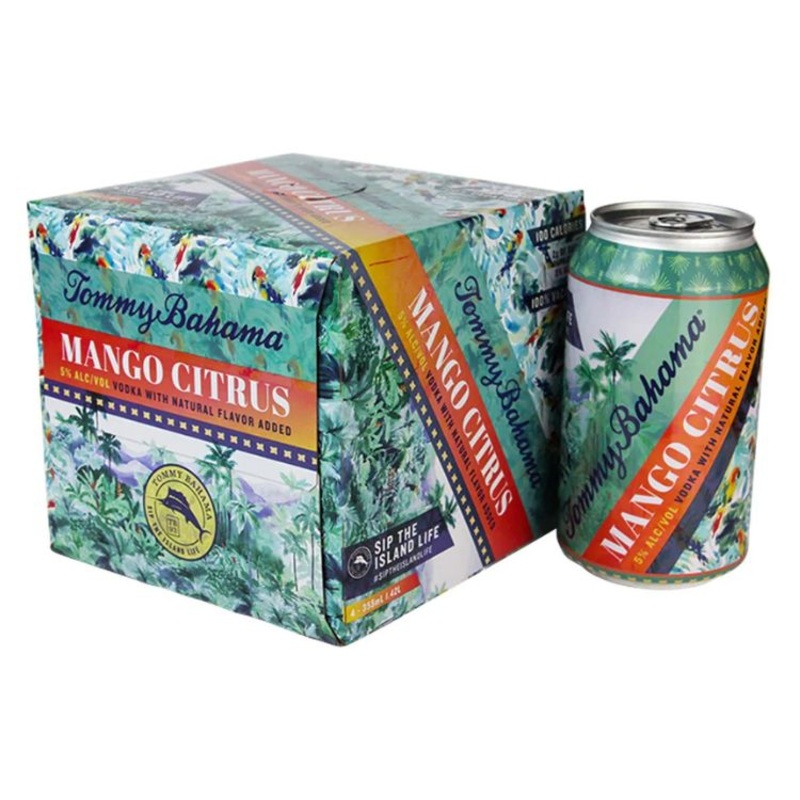 Tommy Bahama Mango Citrus Vodka Cocktail – 355ml x 4