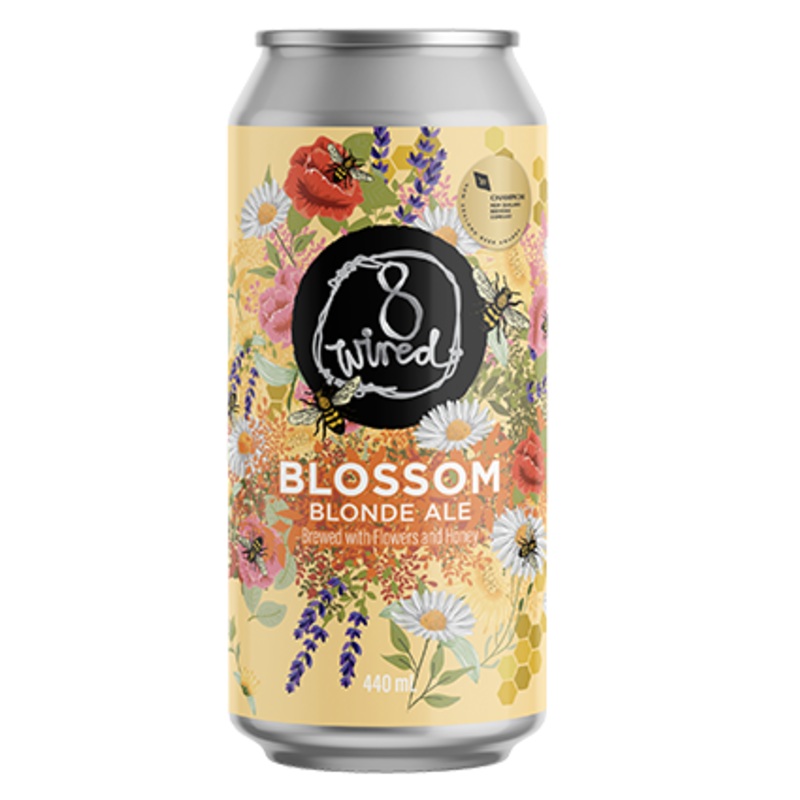 8 wired Blossom Blonde Ale 5% 440ml Can