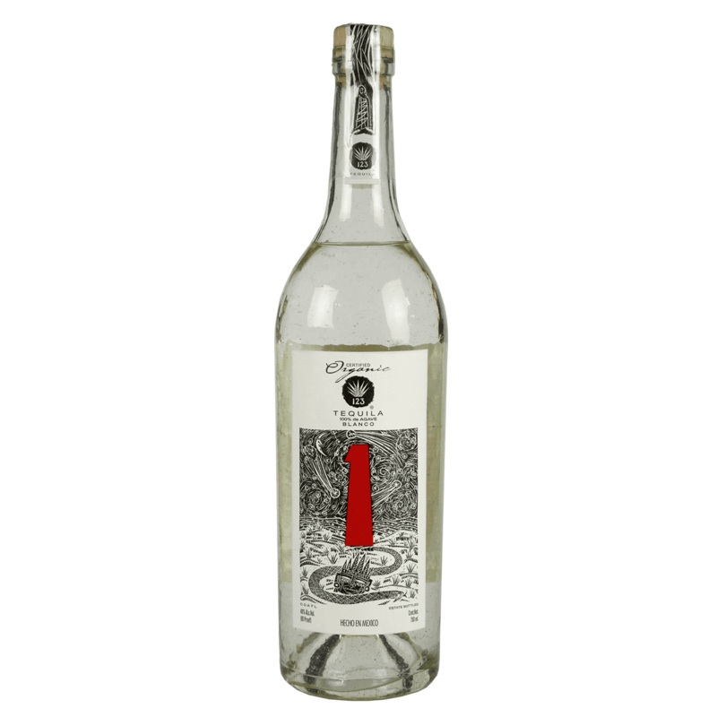 123 Organic Tequila Blanco Uno 750ml
