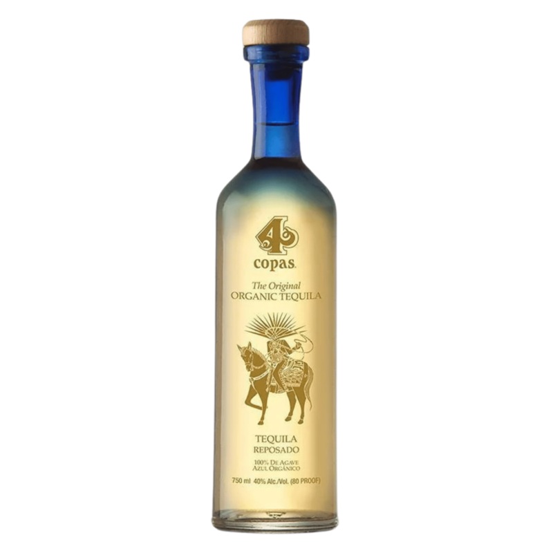 4 Copas Organic Reposado Tequila – 750ml