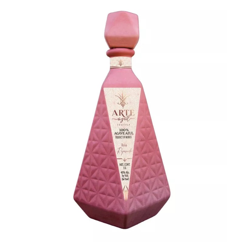 Arte Azul Rosa Reposado Ceramic Tequila 1L